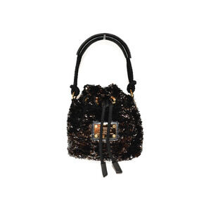 LOUIS VUITTON Noe Lococo Sequin Leather Handbag Drawstring Bag